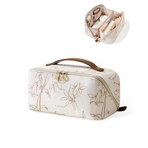 Travel Makeup Bag, Large Capacity Cosmetic Bags For Women, Waterproof Portable🥸